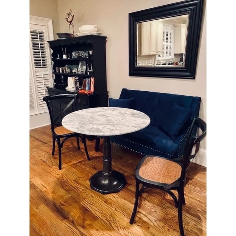 SAFAVIEH Eleanor XBack Black Dining Chair (Set of 2) On Sale Bed