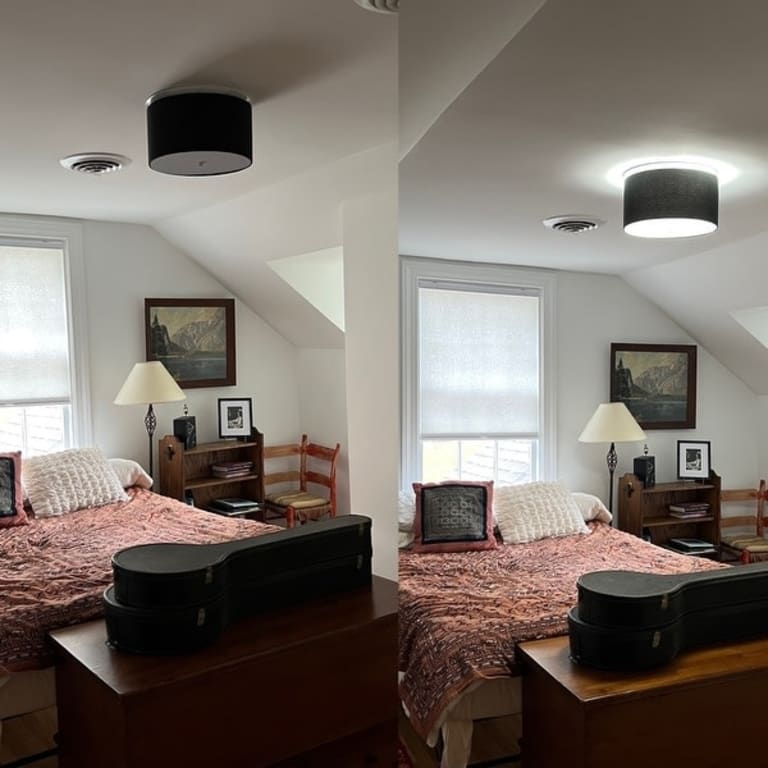 14 Moderne Flush Mount Converter Kit Granite Grey Burlap Hardback Drum