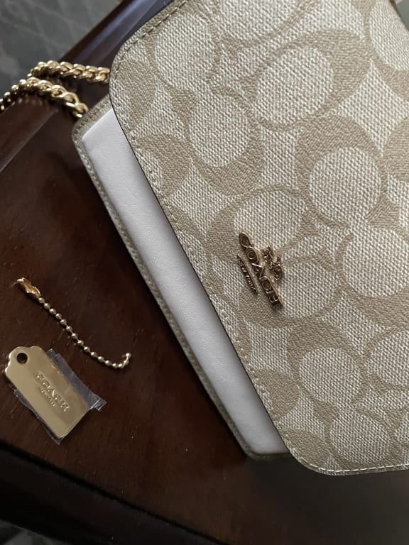 COACH®  Mini Klare Crossbody In Signature Canvas With Heart Print