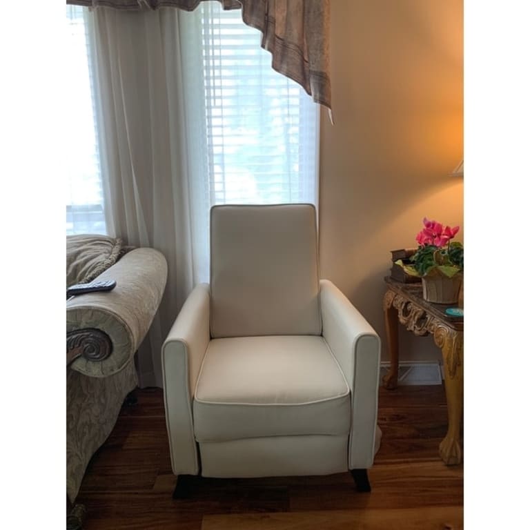 Belleze Modern Living Room Furniture Design Recliner Club Linen Chair