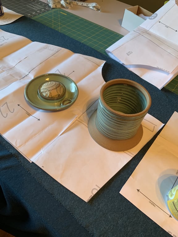 Sewing Station from Uncommon Goods. Customer submitted image.