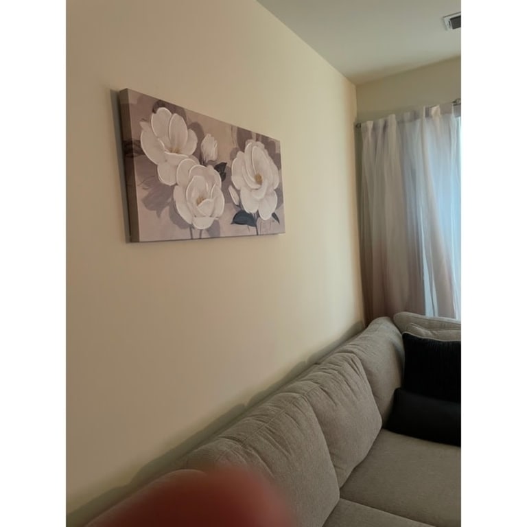 Madison Park Midday Bloom Florals Embellished Canvas Wall Art Bed Bath & Beyond 16564617