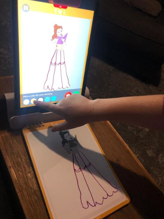  Osmo - Super Studio Disney Princess Starter Kit for iPad - Ages  5-11 - Drawing Activities iPad Base Included : Electronics