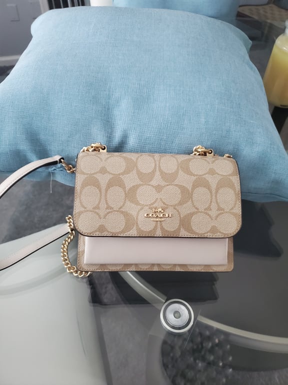 Coach Mini Klare Crossbody in Signature Canvas with Floral Cluster Print