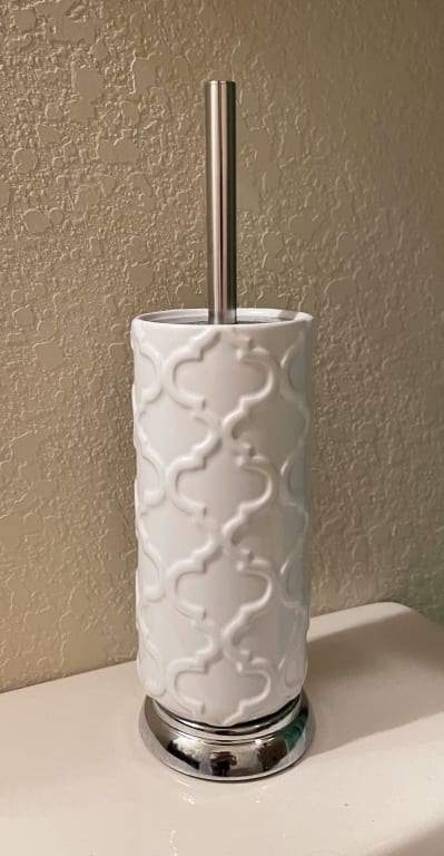 Marah White Ceramic Toilet Brush + Reviews