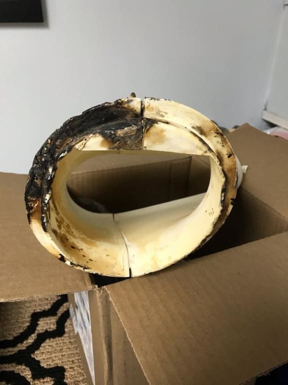 Clean your dryer once a year. Not just the lint trap !