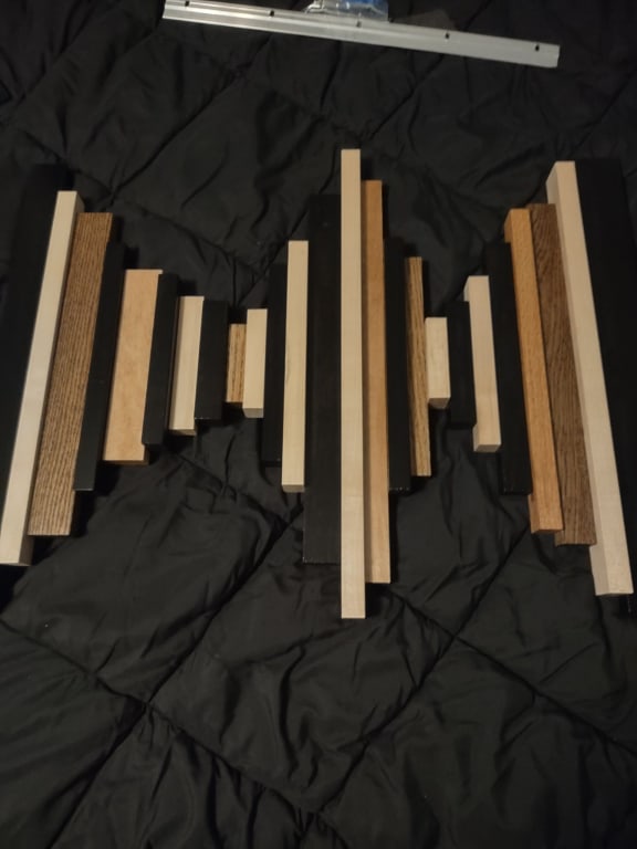 Custom Song Wall Art from Uncommon Goods. Customer submitted image.