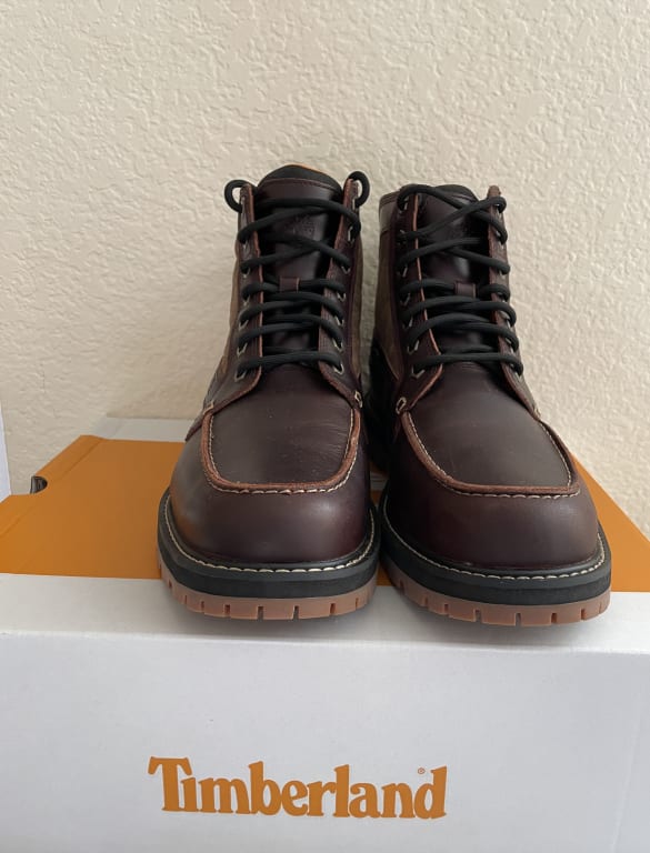 Men's Britton Road 7-Eye Moc Toe Boots - Wheat Full-Grain Men's Britton Road 7-Eye Moc Toe Boots - Wheat Full-Grain