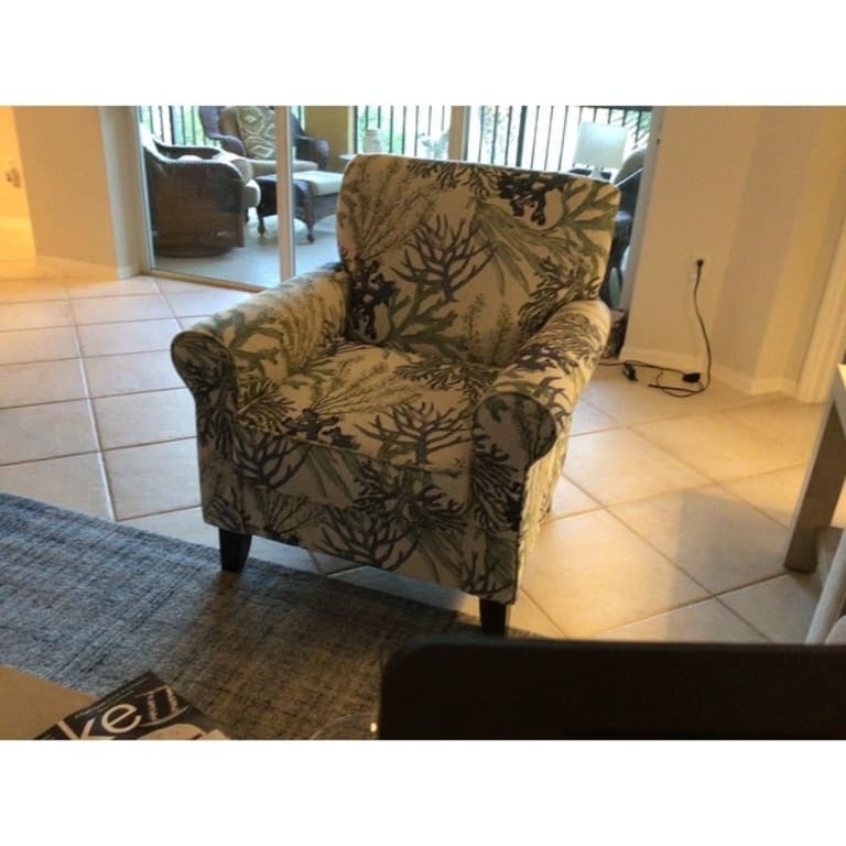 Coral Reef Oceanside Accent Chair On Sale Bed Bath & Beyond 33627950