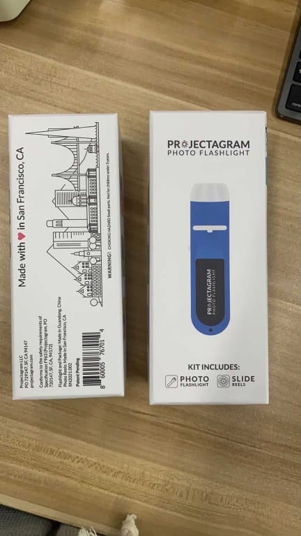 Create Your Own Photo Flashlight from Uncommon Goods. Customer submitted image.