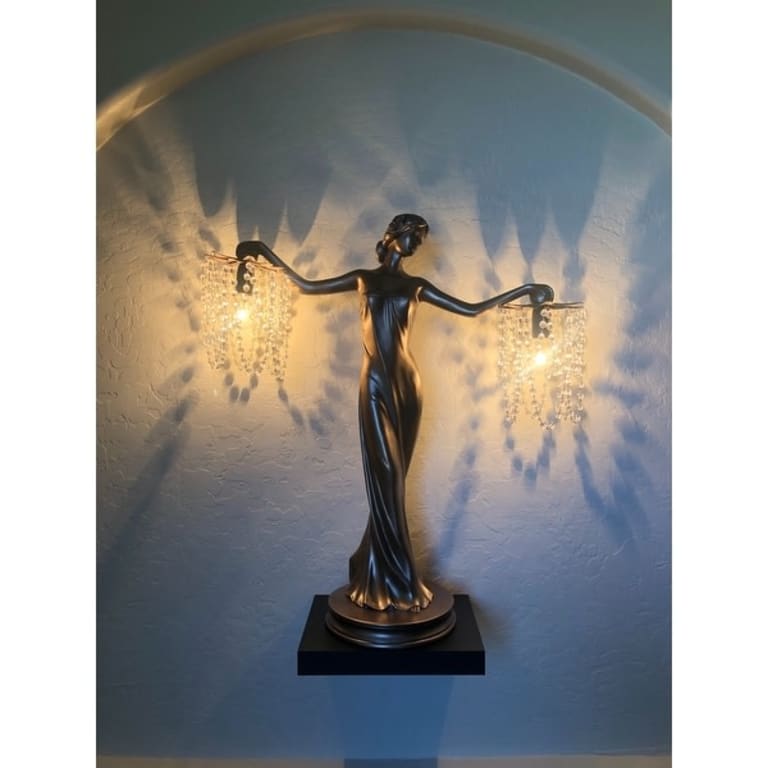 River of Goods Sansal Resin 23.75-inch Grecian Goddess Beaded