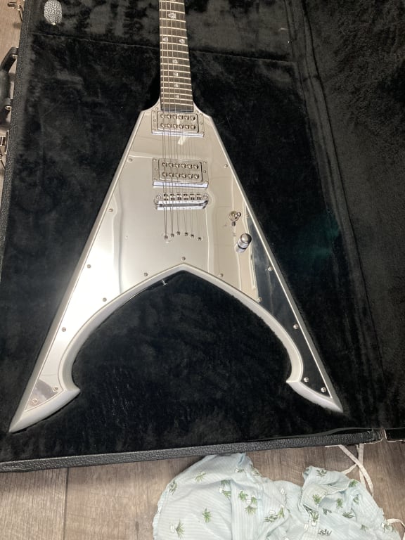 Dean Michael Amott Tyrant Signature Electric Guitar Metallic