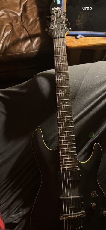 Schecter Guitar Research Demon-7 7-String Electric Guitar Satin