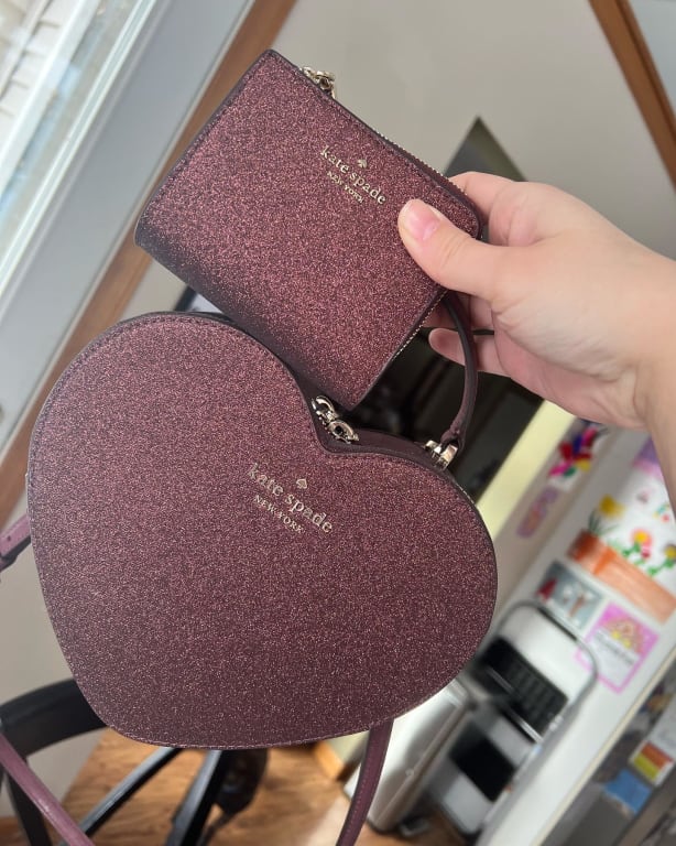 kate spade heart purse in 2023  Kate spade heart, Happy birthday