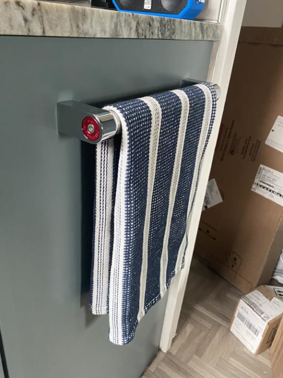 My KitchenAid towel bar.