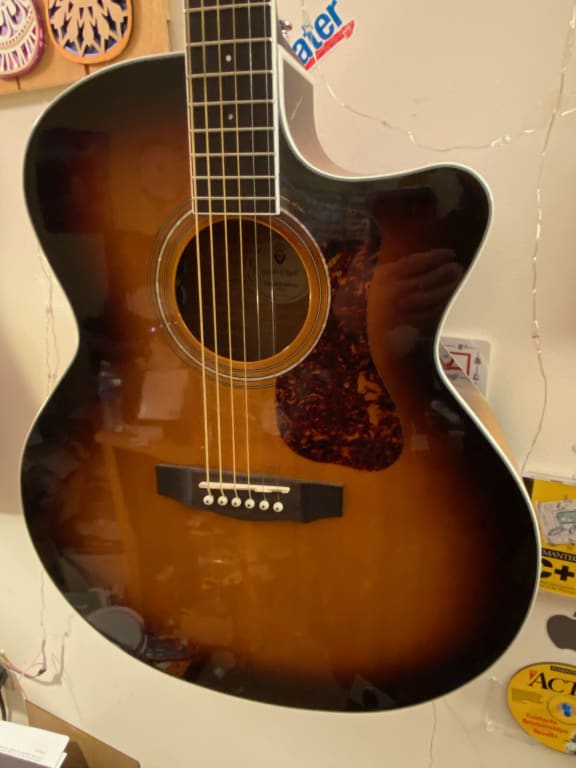 Guild F-250CE DELUX【美品】【エレアコ】【純正ケース付】 Guild Guitars | F-250CE Deluxe Maple Antique Burst