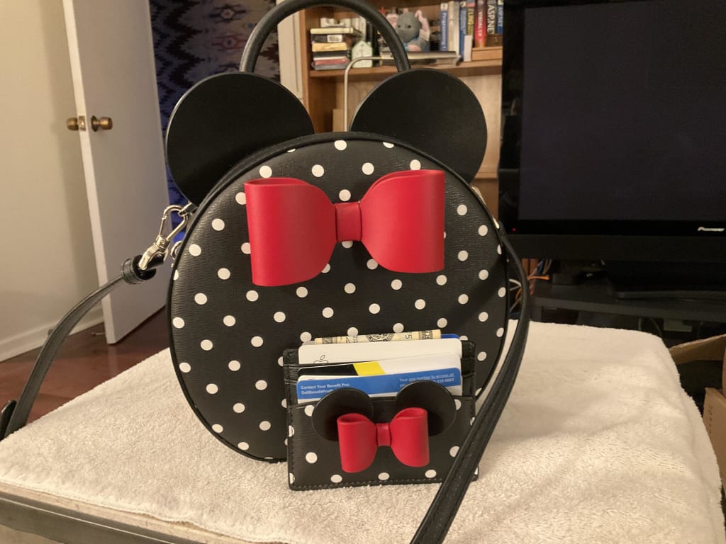 kate spade, Bags, Authentic Kate Spade Leather Minnie Mouse Disney X Zip  Around Crosbysatchel