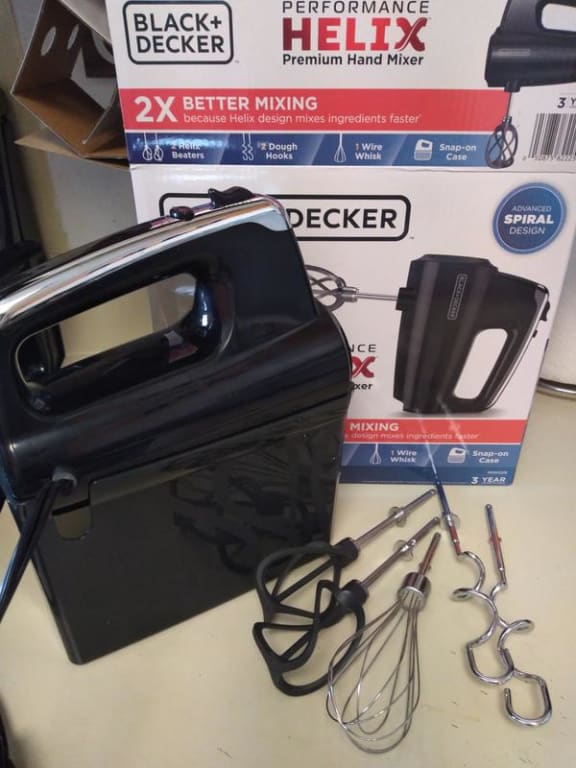 Black + Decker Helix Premium Hand Mixer, Performance