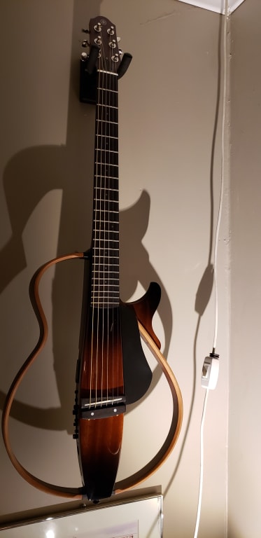 Yamaha SLG200S Steel-String Silent Acoustic-Electric Guitar Yamaha SLG200S Steel-String Silent Acoustic-Electric Guitar
