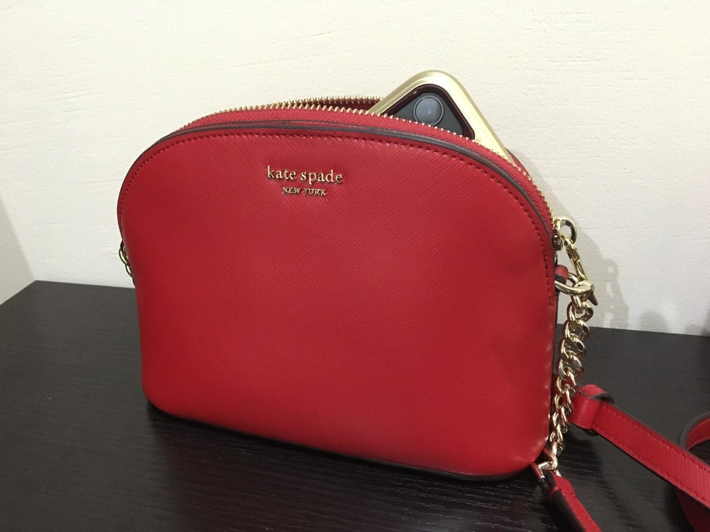 Kate Spade Spencer Small Dome Leather Crossbody 