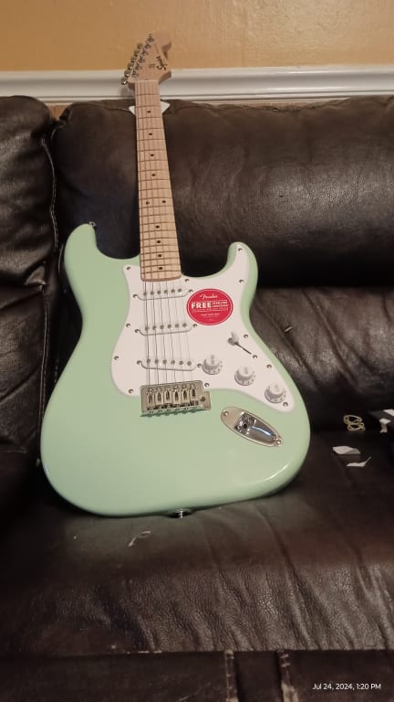 Open Box Squier Sonic Stratocaster Limited-Edition Electric Guitar