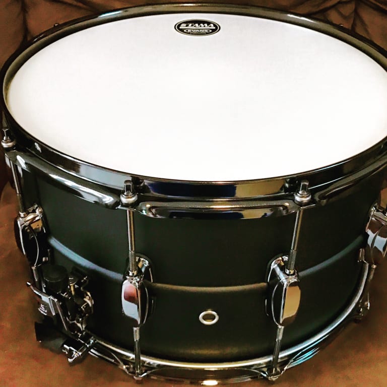 TAMA S.L.P. Big Black Steel Snare Drum 14 x 8 in. | Guitar Center