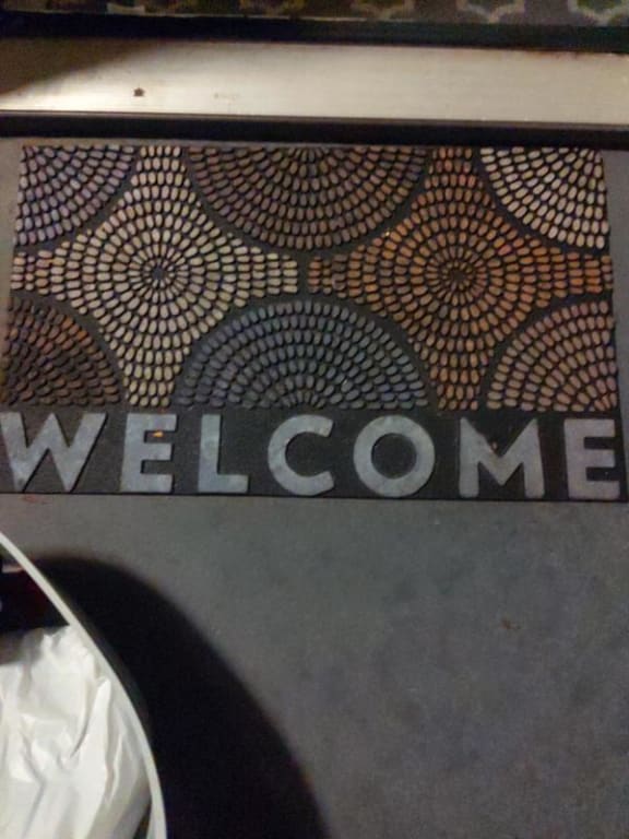 Radiant Sunburst Recycled Rubber Doormat, 18x30 At Home