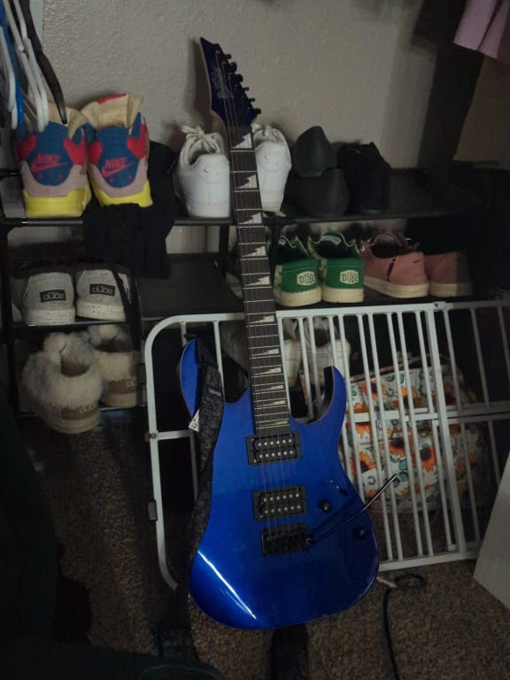 Ibanez GRGR120EX Electric Guitar Jewel Blue | Guitar Center