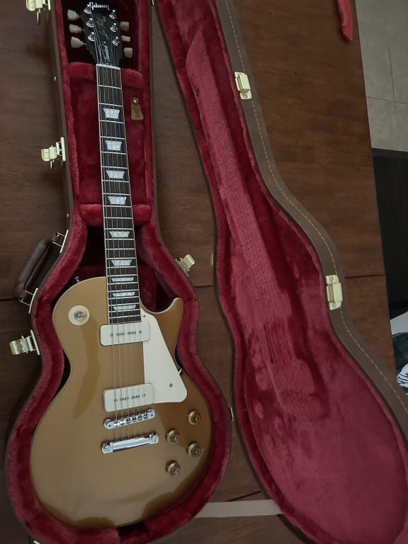 Gibson Les Paul Standard '50s P-90 Electric Guitar Gold Top Gibson Les Paul Standard '50s P-90 Electric Guitar Gold Top