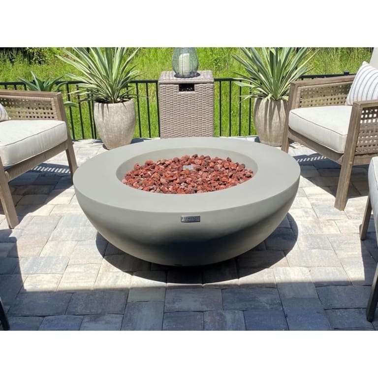 Envelor Lunar Bowl 42 Inches Outdoor Fire Pit Bowl - Bed Bath & Beyond ...