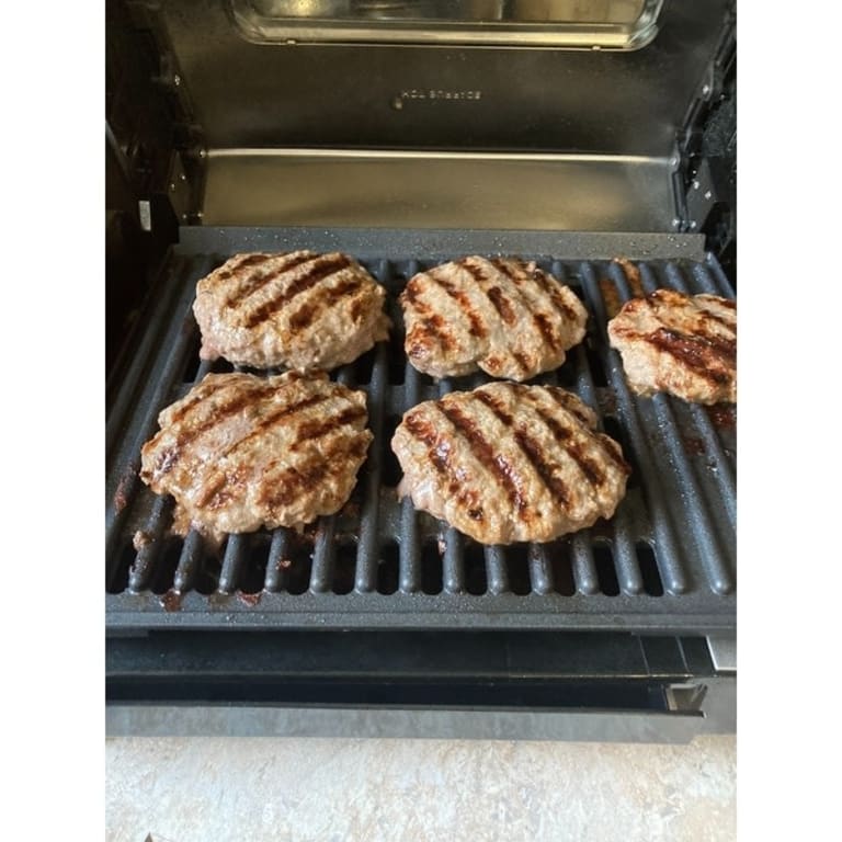 Hamilton Beach Indoor Searing Grill with Lid Window On Sale Bed