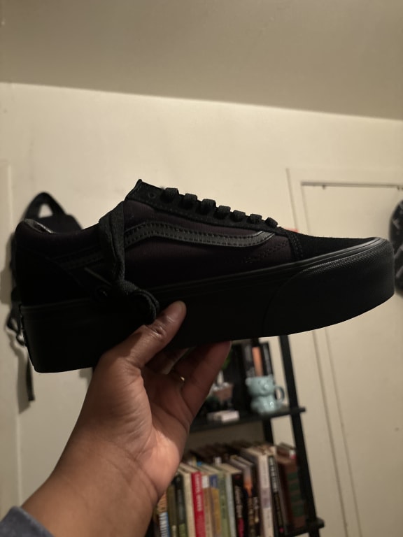 Vans  Old Skool Wide Canvas Black/Black Classics Shoe