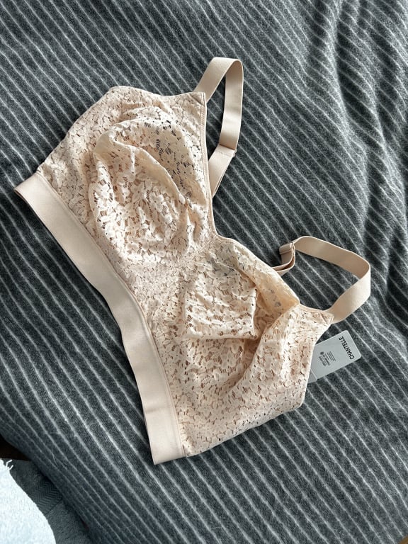 Chantelle Norah Comfort Non-Wired Support Bra, Pearl at John Lewis