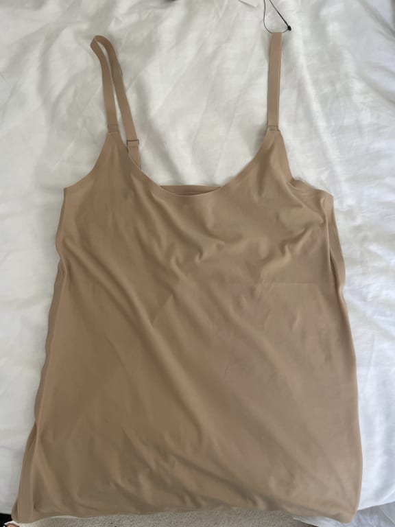 Chantelle Soft Stretch Cami Vest, Beige Nude at John Lewis & Partners