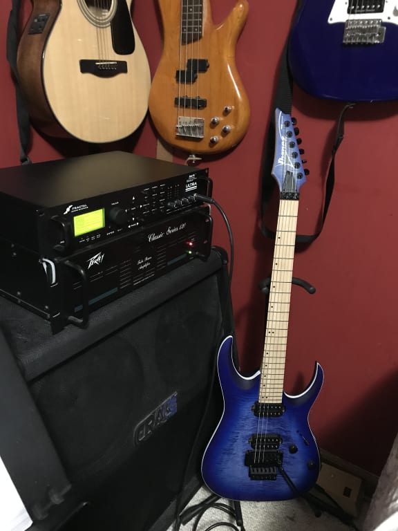 Open Box Ibanez RGA Series RGAR42MFMT Electric Guitar Flat Dragon