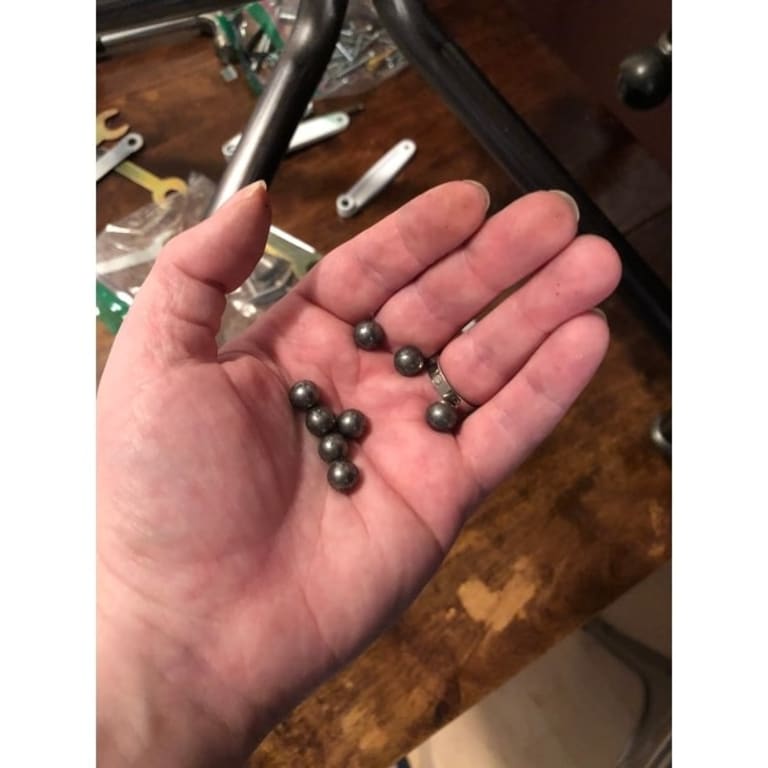 ACME Hallie Executive Office Chair, Vintage Black Top Grain Leather