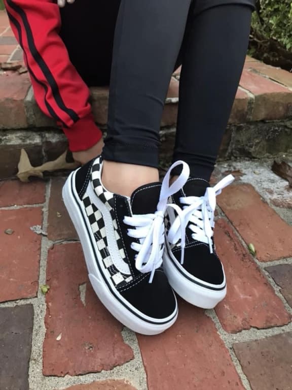Sale old skool checkered vans womens Discount