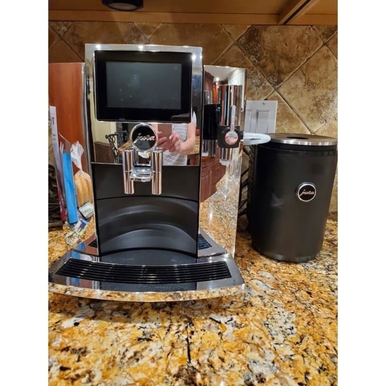 Jura S8 15212 Automatic Coffee Machine with PEP (Chrome) Bed Bath