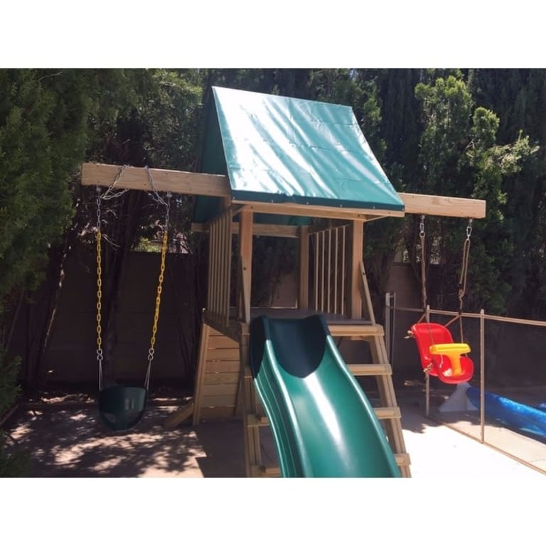 Backyard Cliff Climb Playset 9' 10" x 12' 3" On Sale Bed Bath