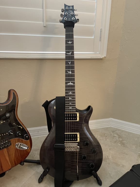 PRS SE Mark Tremonti Custom Electric Guitar Charcoal Burst