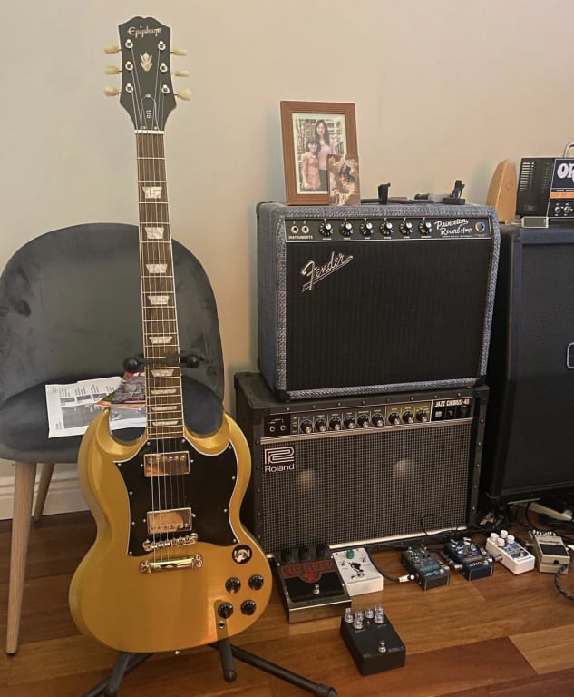 Epiphone SG Traditional Pro Electric Guitar Graphite Black