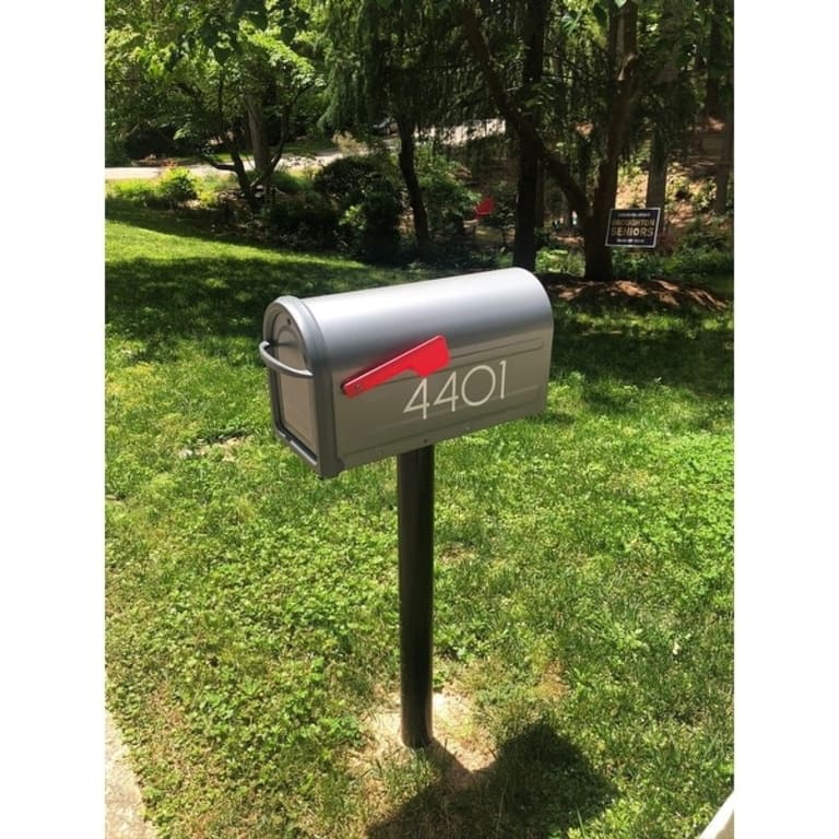 Architectural Mailboxes PacificaPowder Coated Black Steel Bed Bath