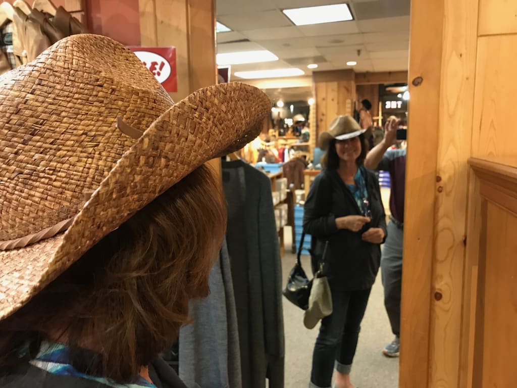 Customer Image Captioned: The Minute I Fell in Love with My Denver Cowboy Hat