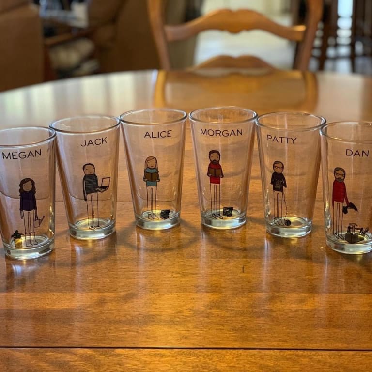 Personalized Hobby Tumblers from Uncommon Goods. Customer submitted image.