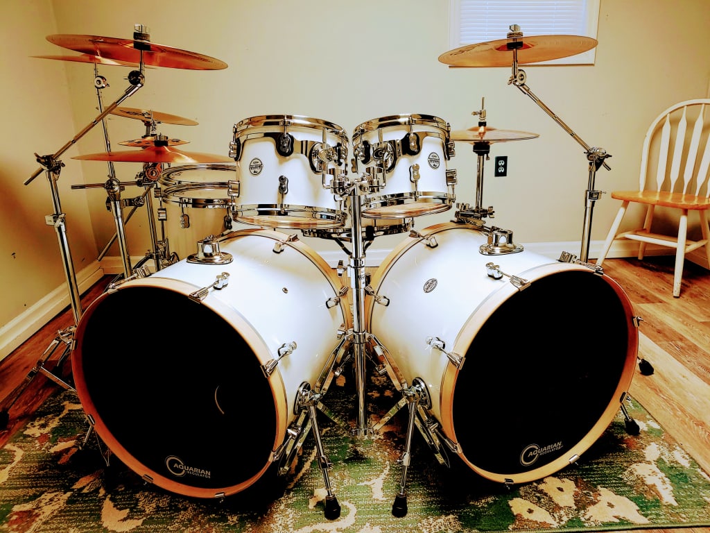 PDP by DW Concept Maple 7-Piece Shell Pack Pearlescent White