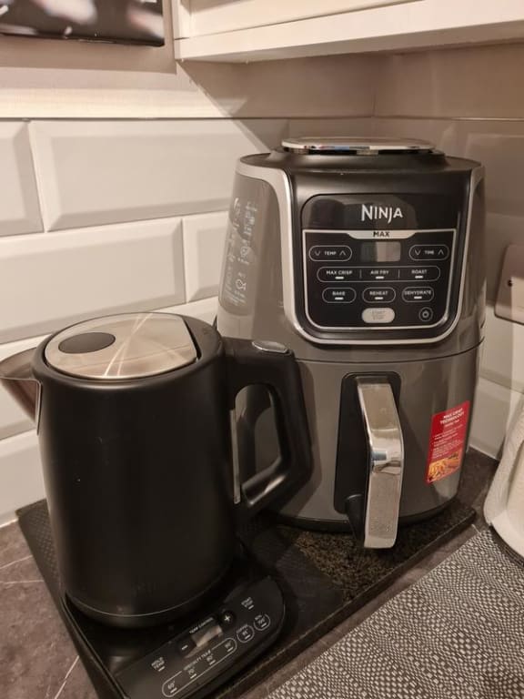 Ninja Air Fryer Max XL GrayBlackSilver - Office Depot