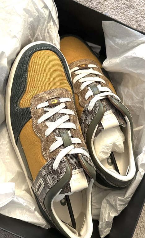 COACH®: C201 Sneaker In Signature Canvas