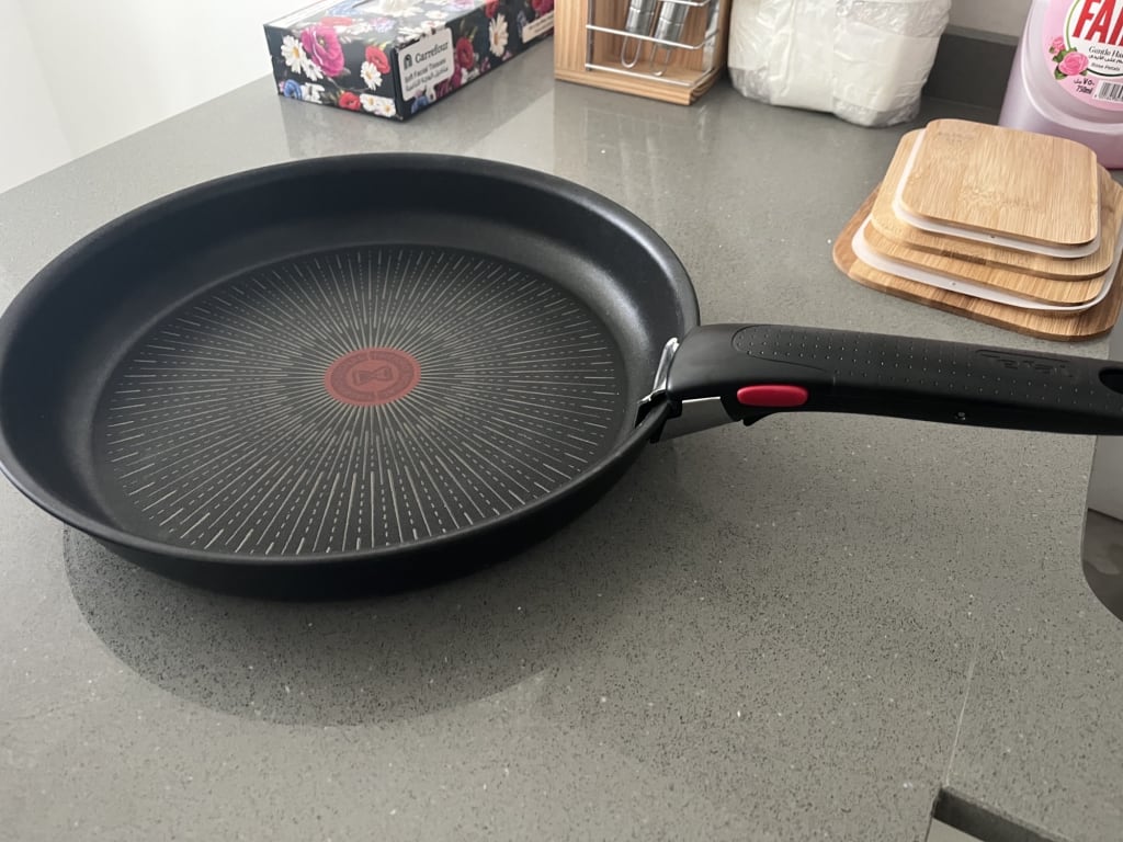 TEFAL INGENIO EXPERTISE FRYPAN HIGH QUALITY COOKING OPTIONAL REMOVABLE  HANDLE