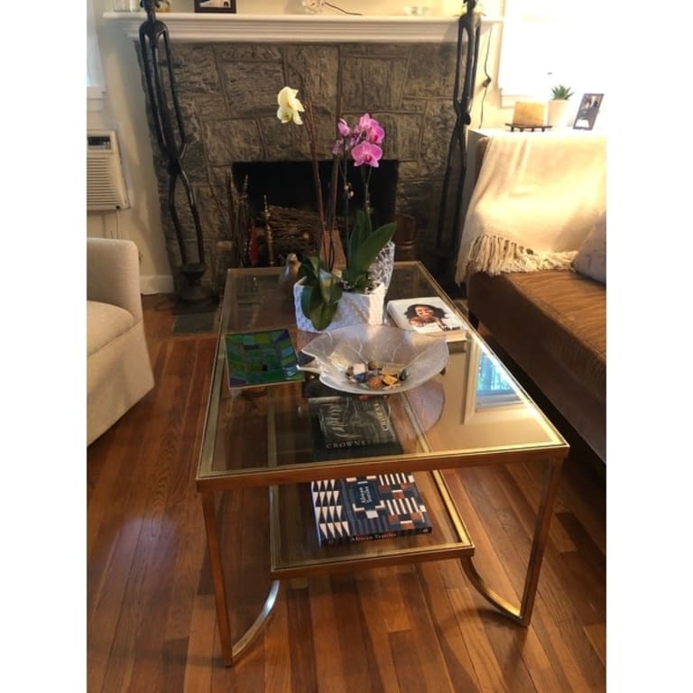 Uttermost Katina Gold Leaf Coffee Table Bed Bath & Beyond 22038889