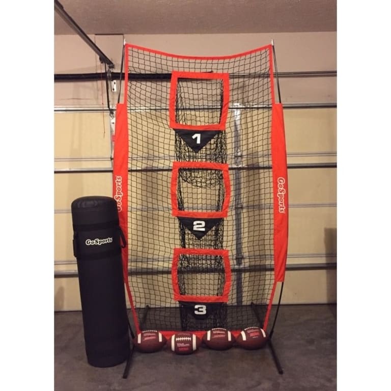 GoSports 8undefinedx4undefined Football Training Target Net Improve QB Throwing Accuracy